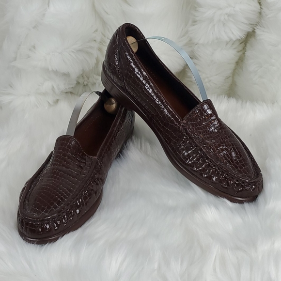 Tripad SAS leather slip on shoes brown women size 9M - Picture 2 of 9